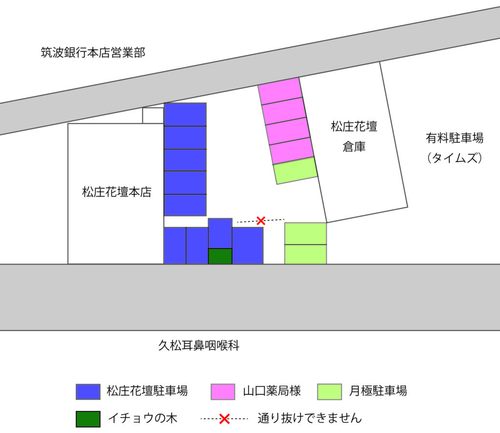 松庄花壇駐車場図面